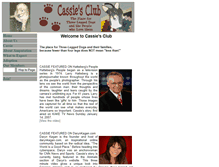 Tablet Screenshot of cassiesclub.com